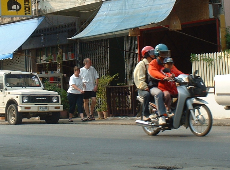 Family on a bike