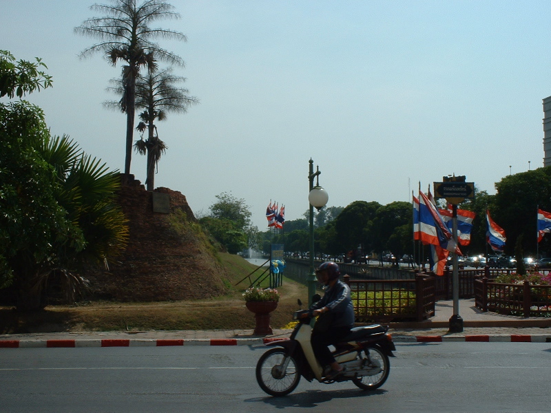 Moat and Motorcycle