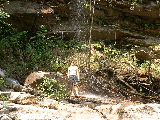 Justin in Waterfall