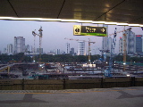 View from Skytrain platform