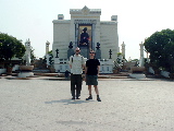 Us at King Rama Statue