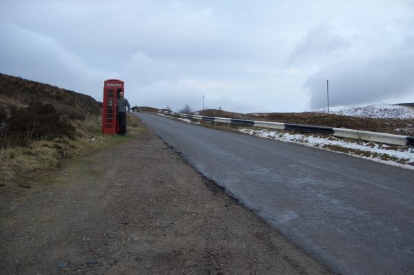 Driving in the Highlands.