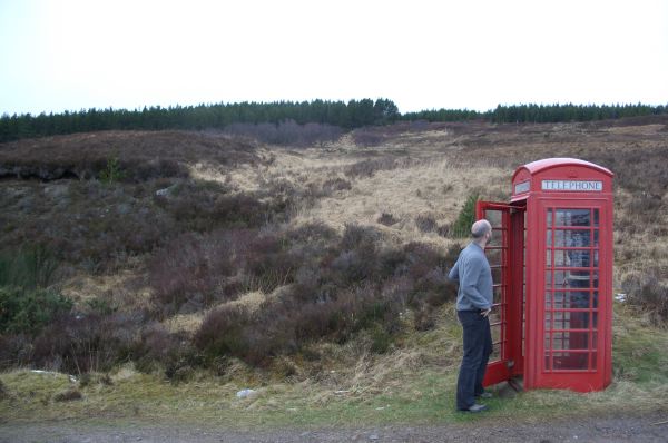 Random phonebox in the Highlands.