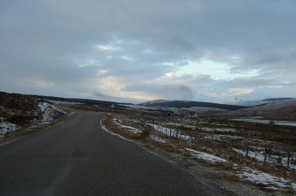 Driving in the Highlands.