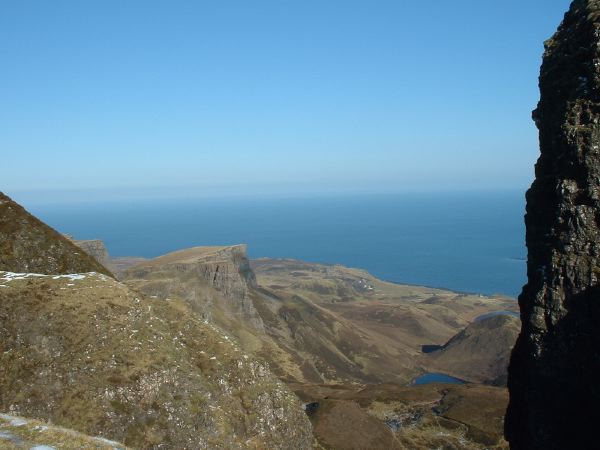 View out to sea, facing north.