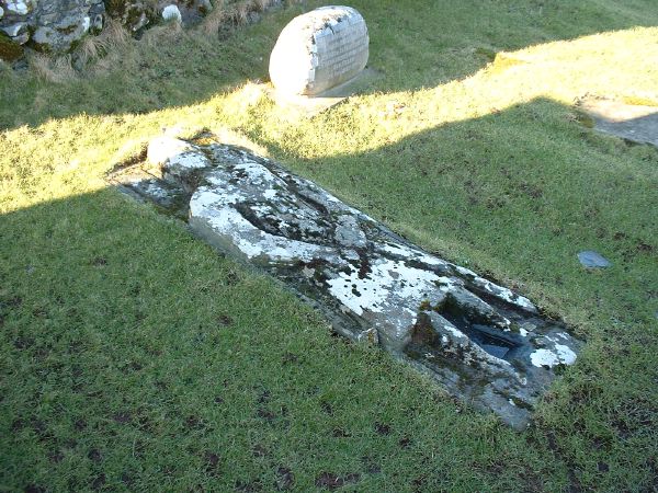 14th century knight's grave.