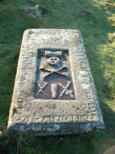 18th century grave.